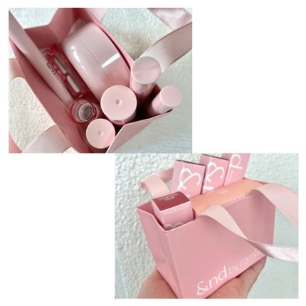 アンドバイロムアンド グラッシーボムティント/&nd by rom&nd/リップティントを使ったクチコミ(2枚目)