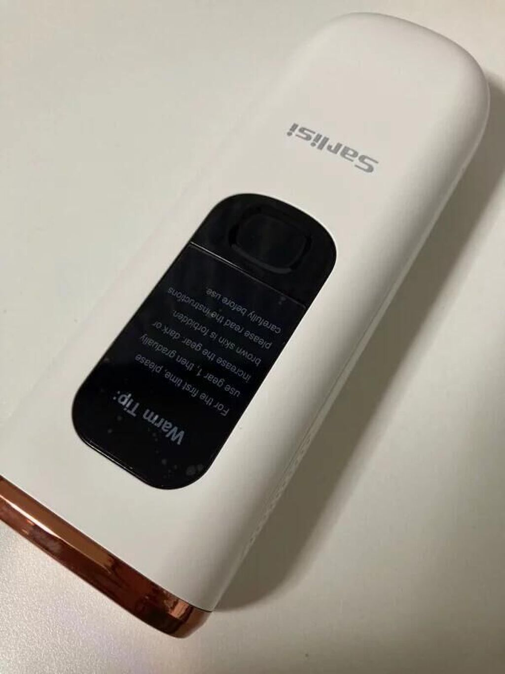 Sarlisi 脱毛器 冷感 家庭用のクチコミ「初めて脱毛器を購入しました。

もともと全くムダ毛がなかったんですけど、薬の副作用で腕毛等.....」（2枚目）