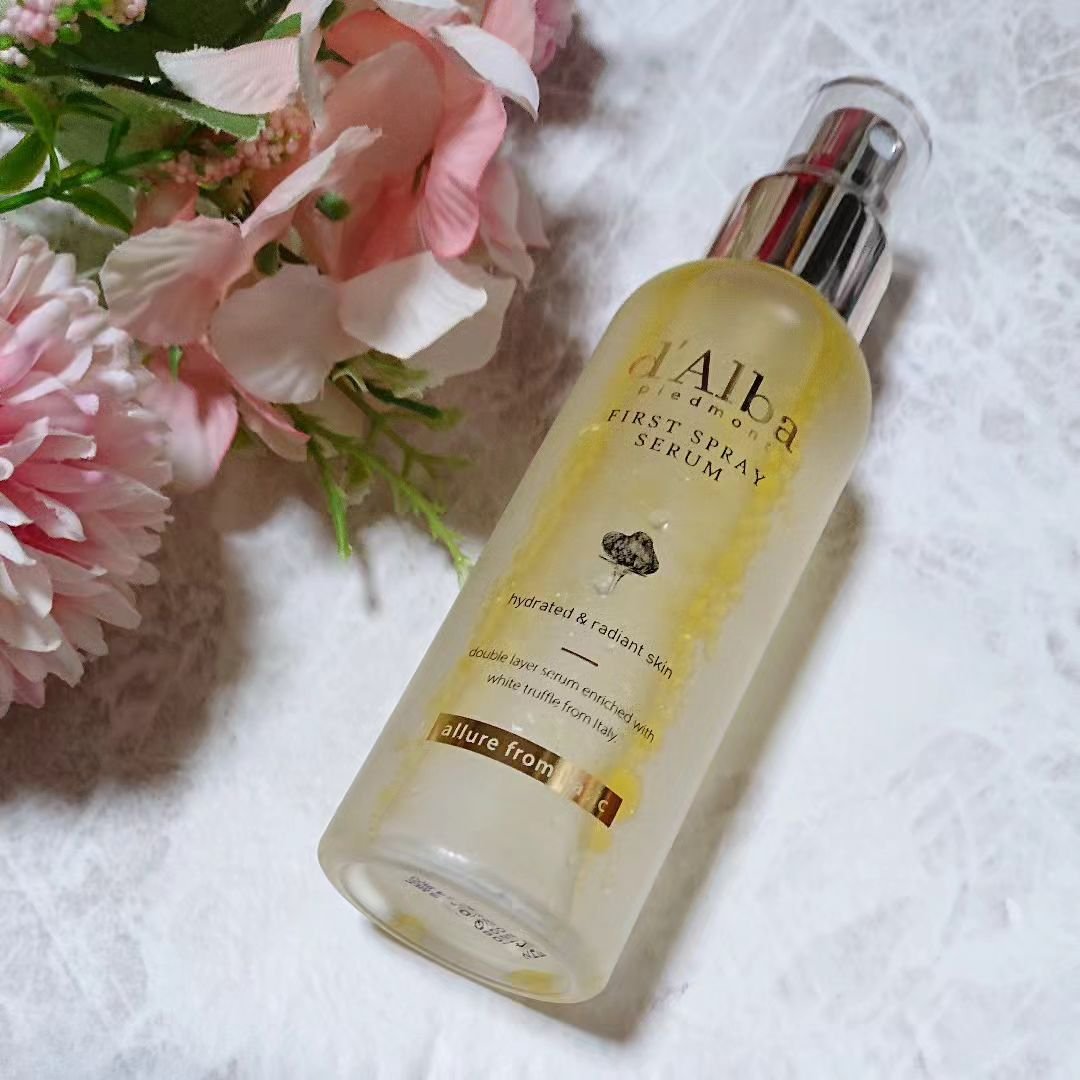 ダルバ ホワイトトリュフファーストスプレーセラム/ダルバ/ミスト状化粧水を使ったクチコミ（3枚目）