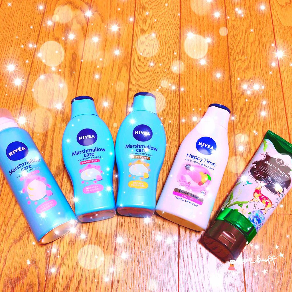 マシュマロケア ボディムース シルキーフラワー/ニベア/ボディローションを使ったクチコミ（1枚目）
