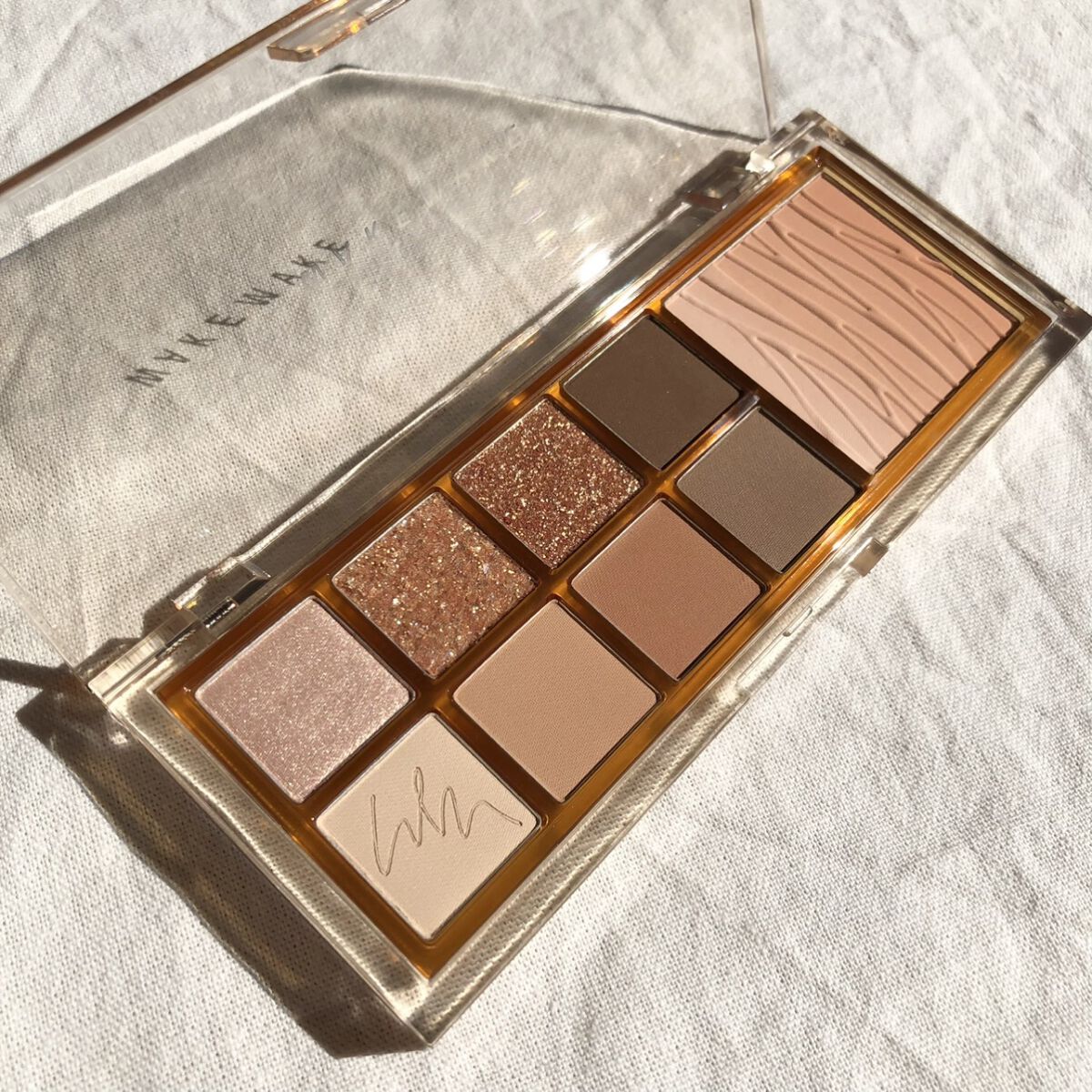 ミックスブラーリングアイパレット/wakemake/マルチパレットを使ったクチコミ（3枚目）