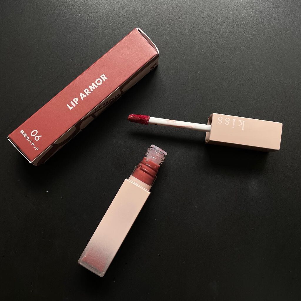 リップアーマー/KiSS/口紅を使ったクチコミ（1枚目）