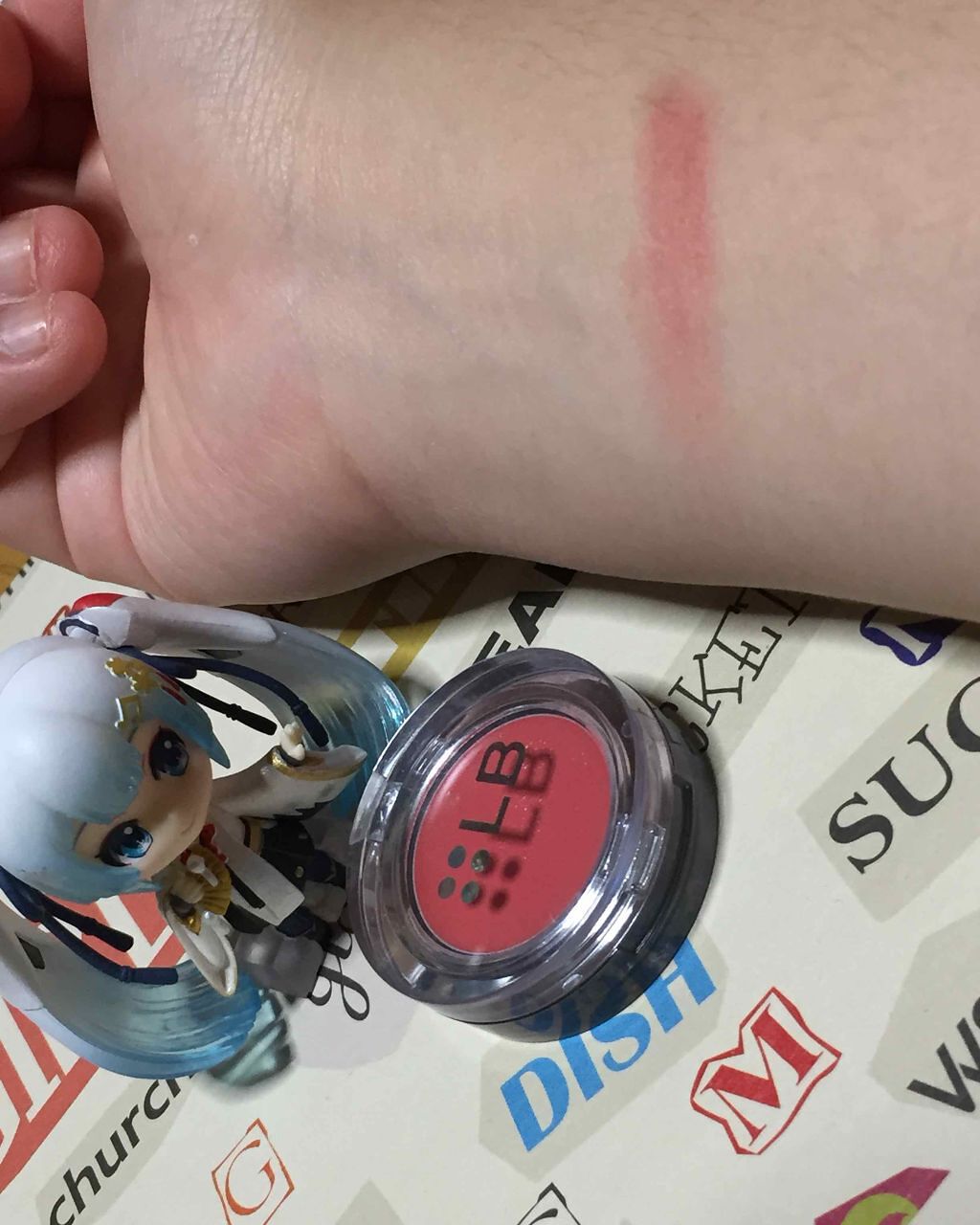 ドラマチックジェリーチーク＆リップ/LB/ジェル・クリームチークを使ったクチコミ（2枚目）