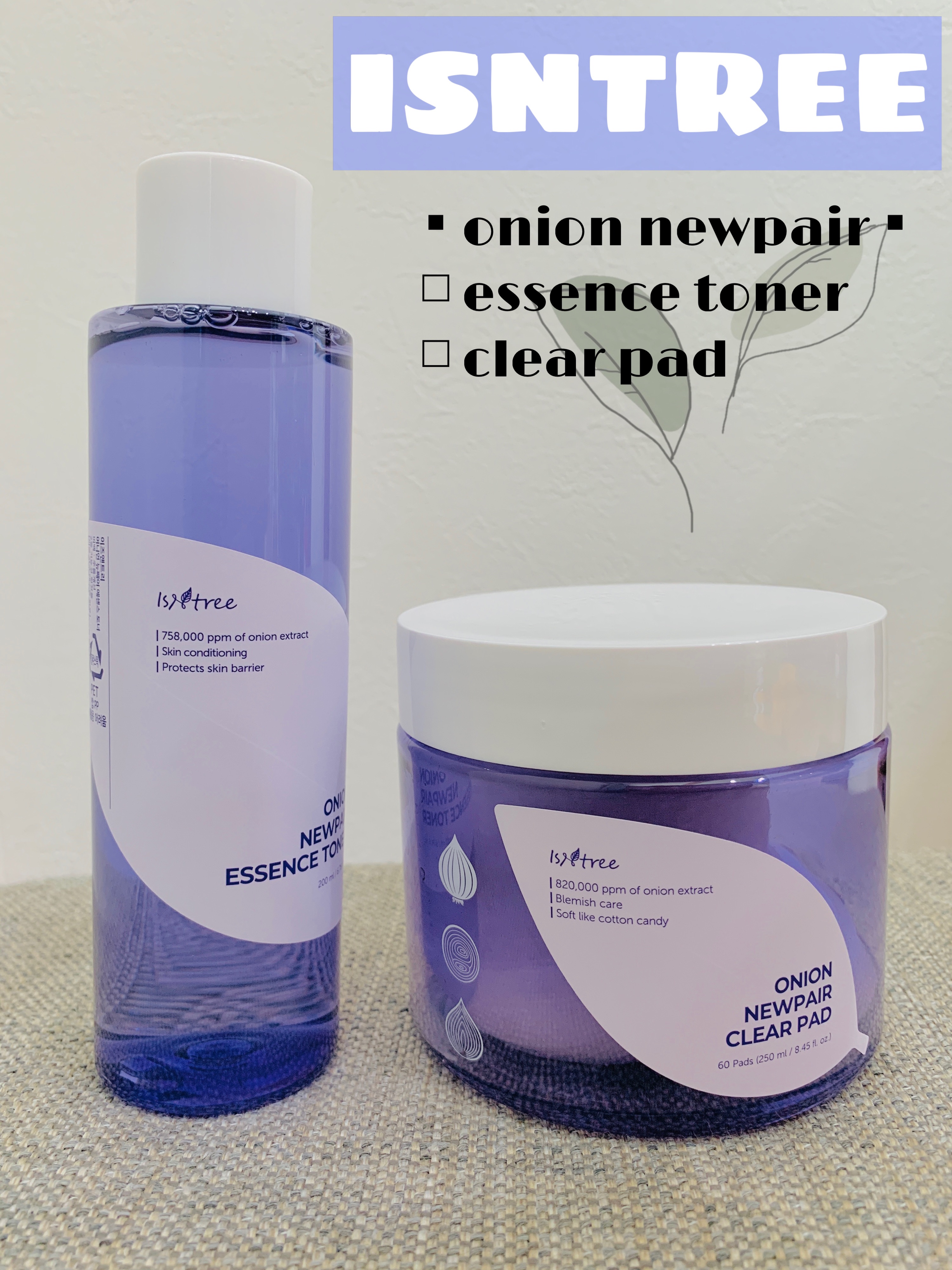 オニオン ニューペア エッセンス トナー/Isntree/化粧水を使ったクチコミ（1枚目）