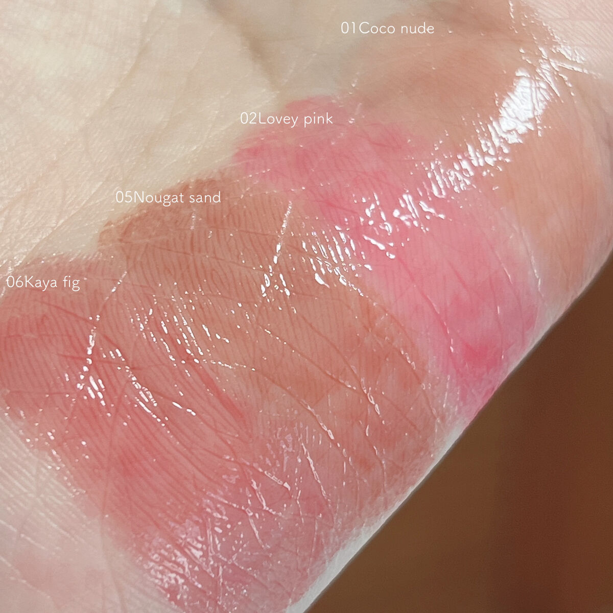 グラスティングメルティングバーム/rom&nd/リップバームを使ったクチコミ（3枚目）