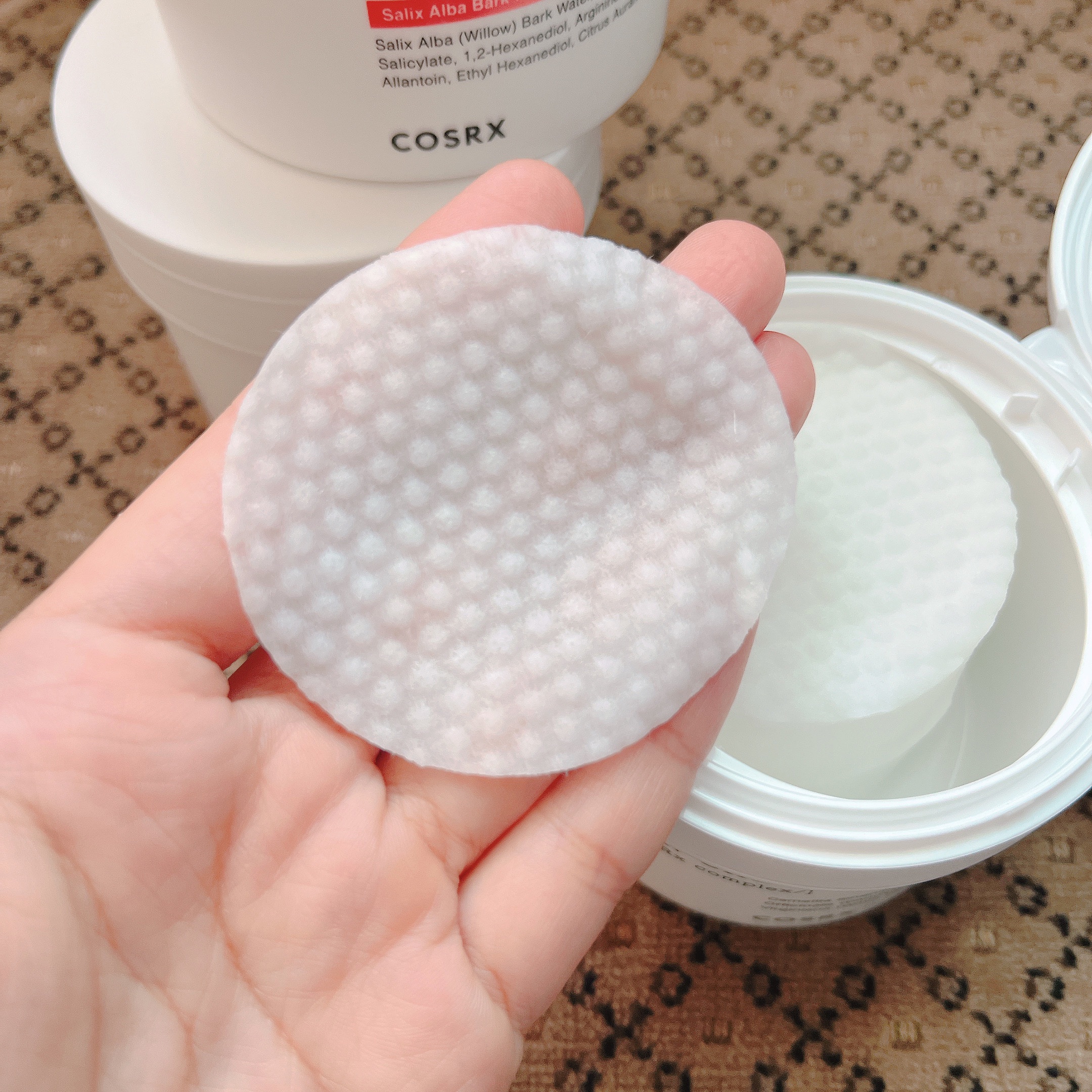 ワンステップグリーンカーミングパッド/COSRX/トナーパッドを使ったクチコミ（3枚目）