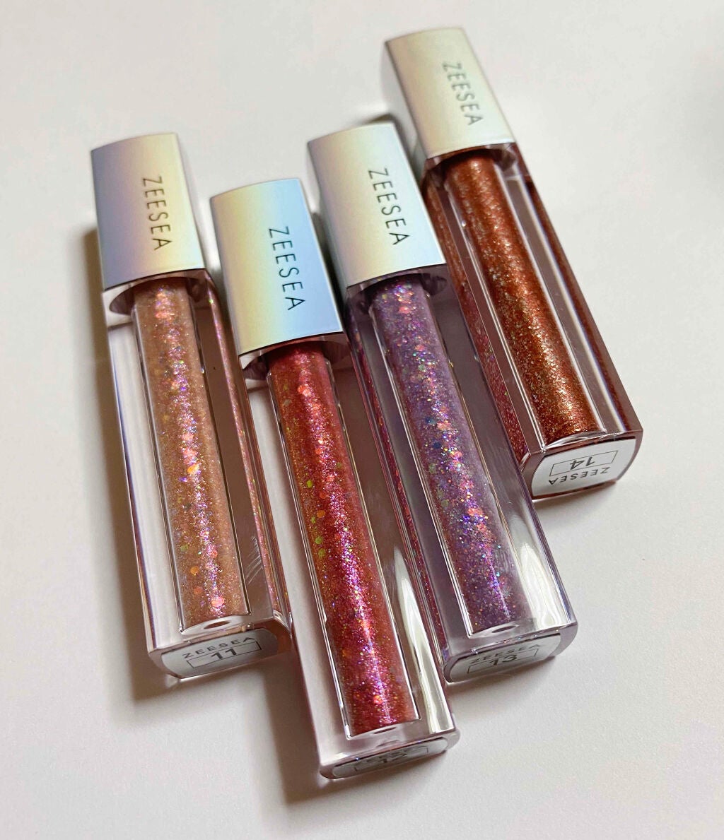 ダイヤモンドシリーズ 星空リキッドアイシャドウ/ZEESEA/リキッドアイシャドウを使ったクチコミ(1枚目)