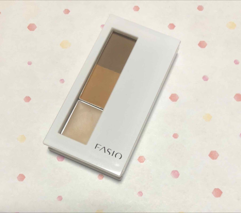 アイブロウ パウダー＆ベース BR301 ライトブラウン/FASIO/パウダーアイブロウを使ったクチコミ（1枚目）