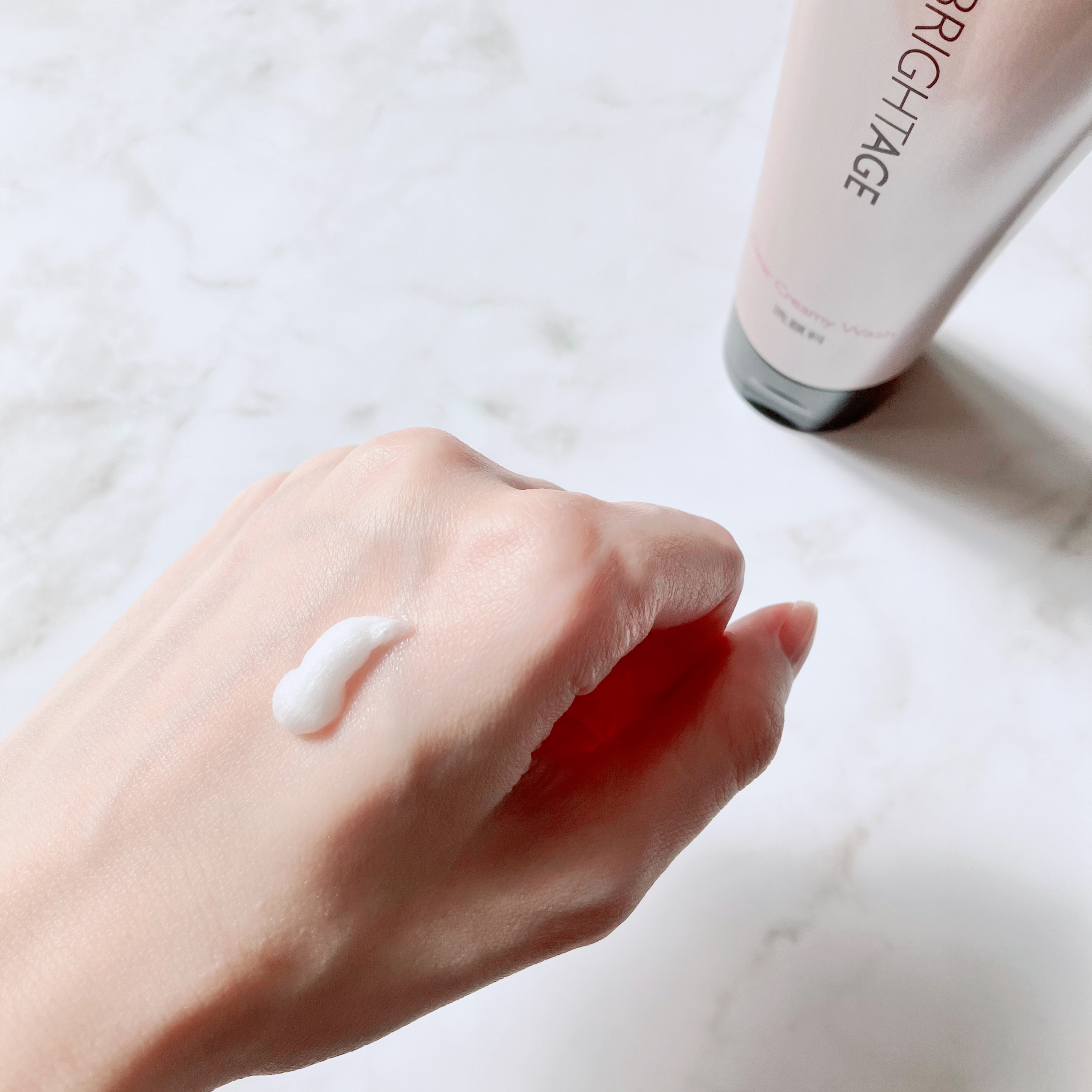 クリア クリーミーウォッシュ/BRIGHTAGE/洗顔フォームを使ったクチコミ（3枚目）