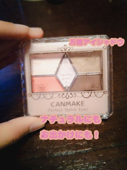 【旧品】パーフェクトスタイリストアイズ/キャンメイク/アイシャドウパレットを使ったクチコミ(1枚目)