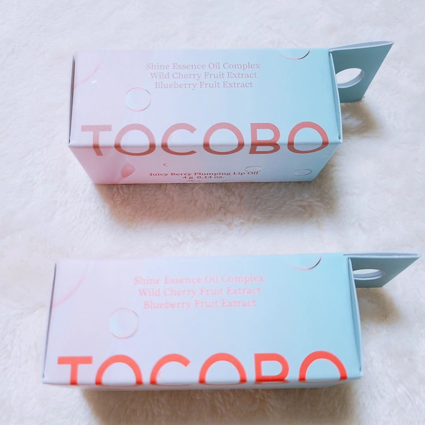 ジューシーベリープランピングリップオイル/TOCOBO/リップグロスを使ったクチコミ（2枚目）