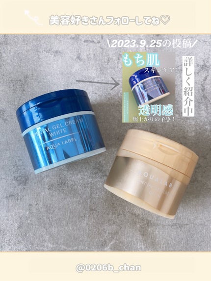 スペシャルジェルクリーム EX (オイルイン)/アクアレーベル/オールインワン化粧品を使ったクチコミ(3枚目)