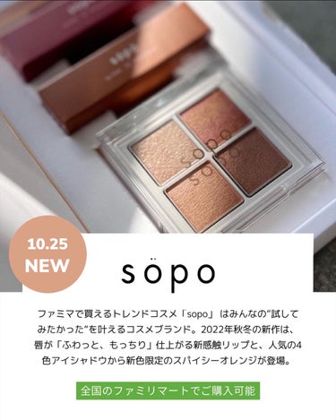 アイパレット/sopo/アイシャドウパレットを使ったクチコミ（2枚目）