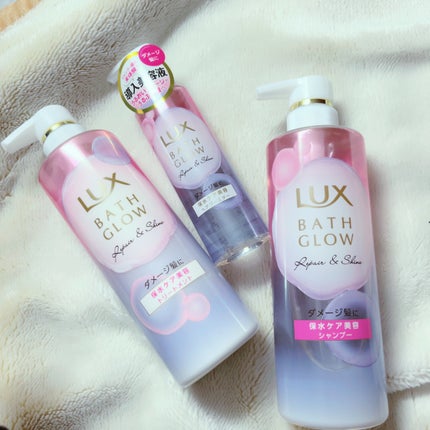 バスグロウ リペア&シャイン シャンプー/トリートメント/LUX/シャンプー・コンディショナーを使ったクチコミ(1枚目)