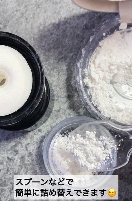 スポンジ付きチーク容器/DAISO/その他化粧小物を使ったクチコミ(5枚目)