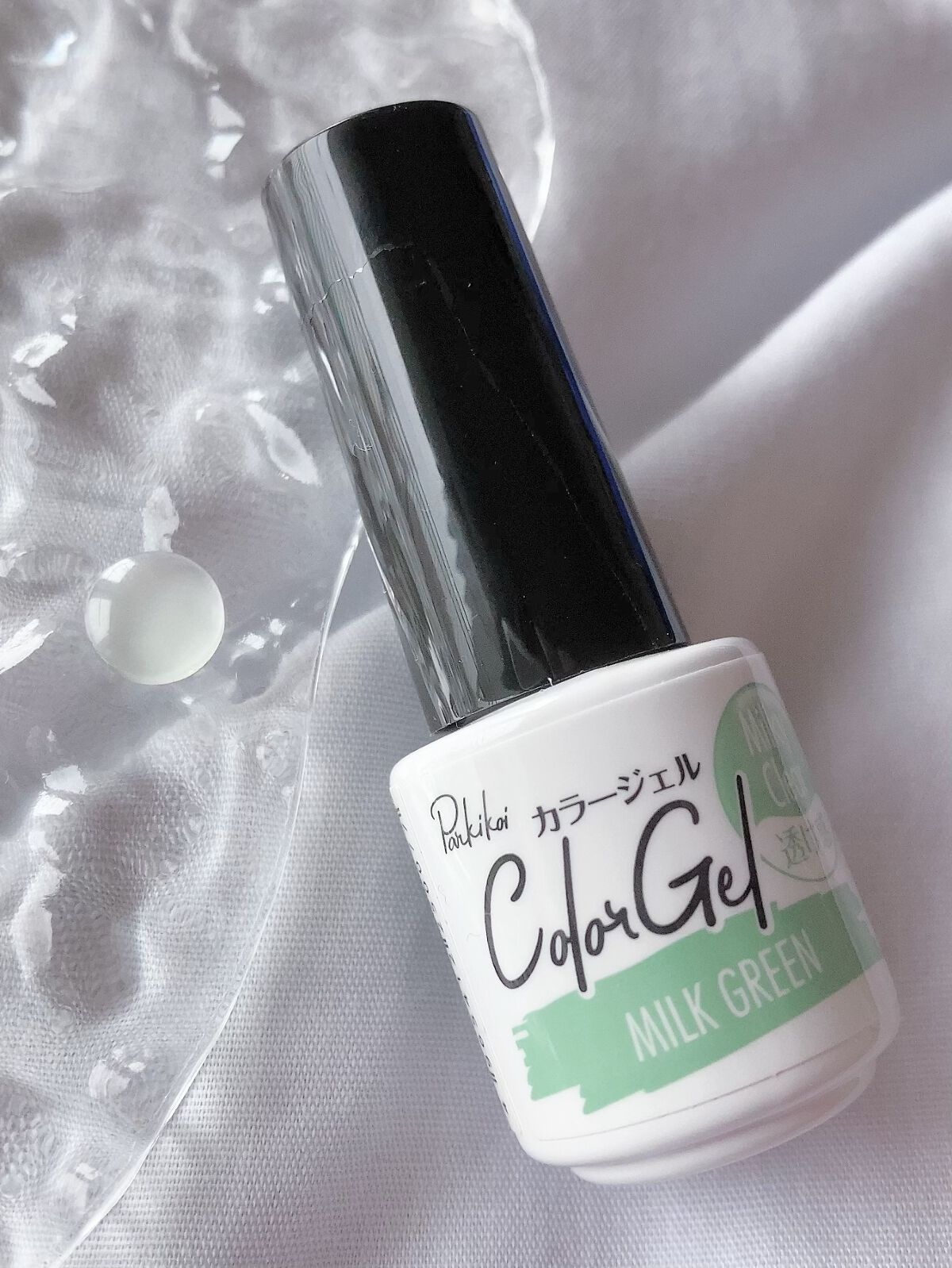 パル カラージェル ミルクグリーン/キャンドゥ/ジェルネイルを使ったクチコミ（2枚目）