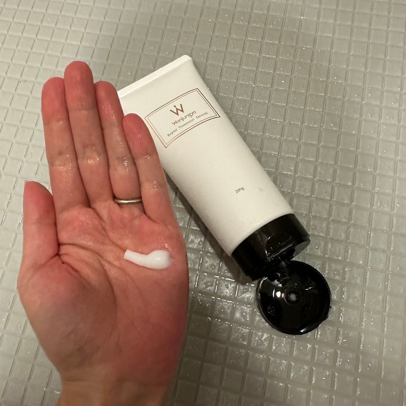 ウォンジョンヨ リペアシャンプー スムース/リペアトリートメント スムース/Wonjungyo/市販シャンプーを使ったクチコミ(3枚目)