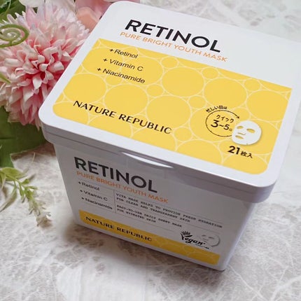 キューブマスク レチノール/ネイチャーリパブリック/シートマスク・パックを使ったクチコミ(3枚目)