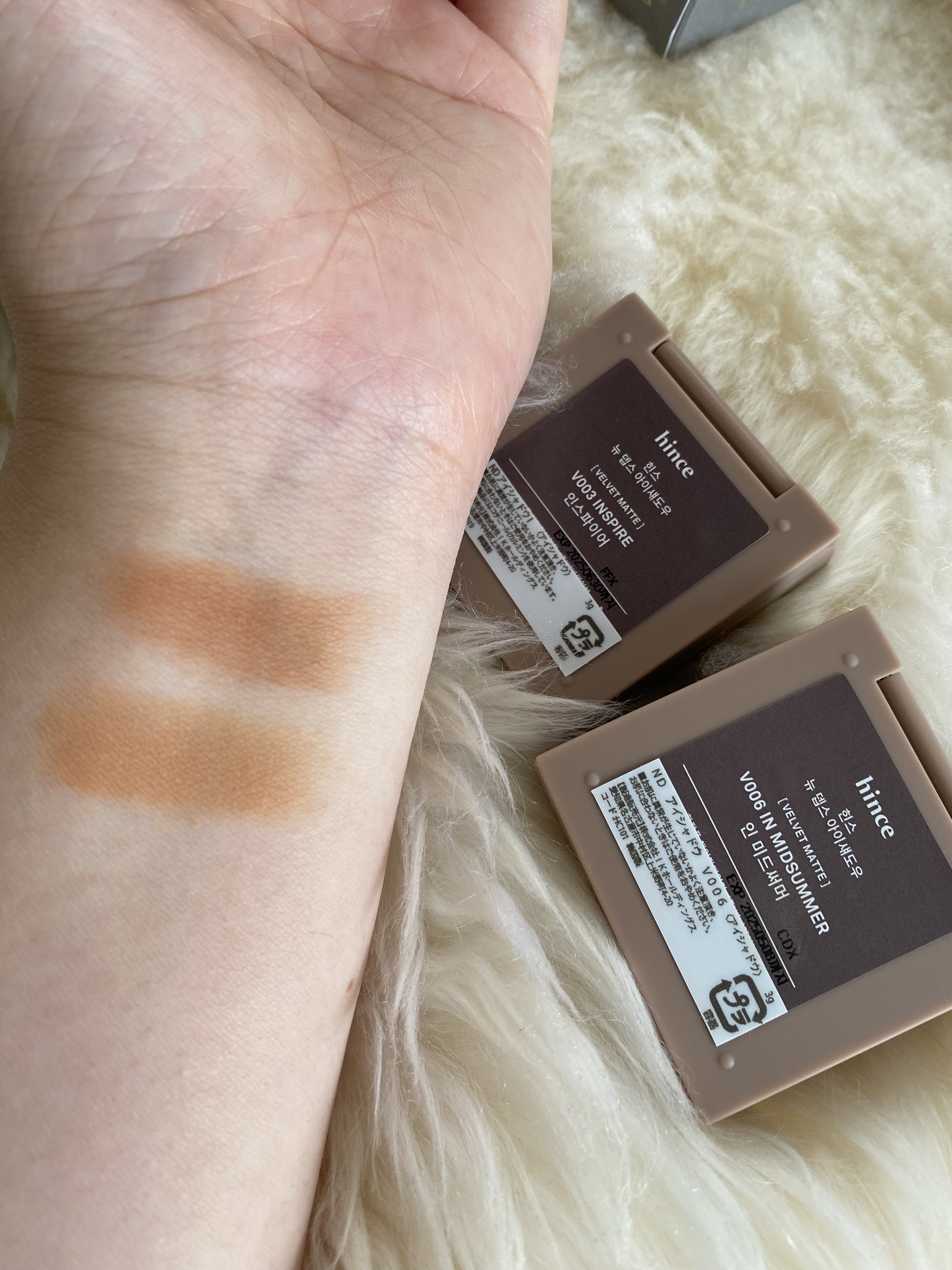 ニューデップスアイシャドウ V006イン・ミッドサマー/hince/単色アイシャドウを使ったクチコミ（3枚目）
