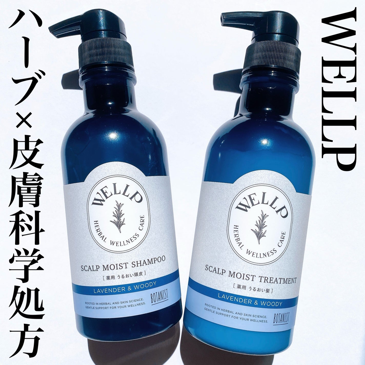 薬用スカルプケアシャンプー/トリートメント モイスト/WELLP/市販シャンプーを使ったクチコミ(1枚目)