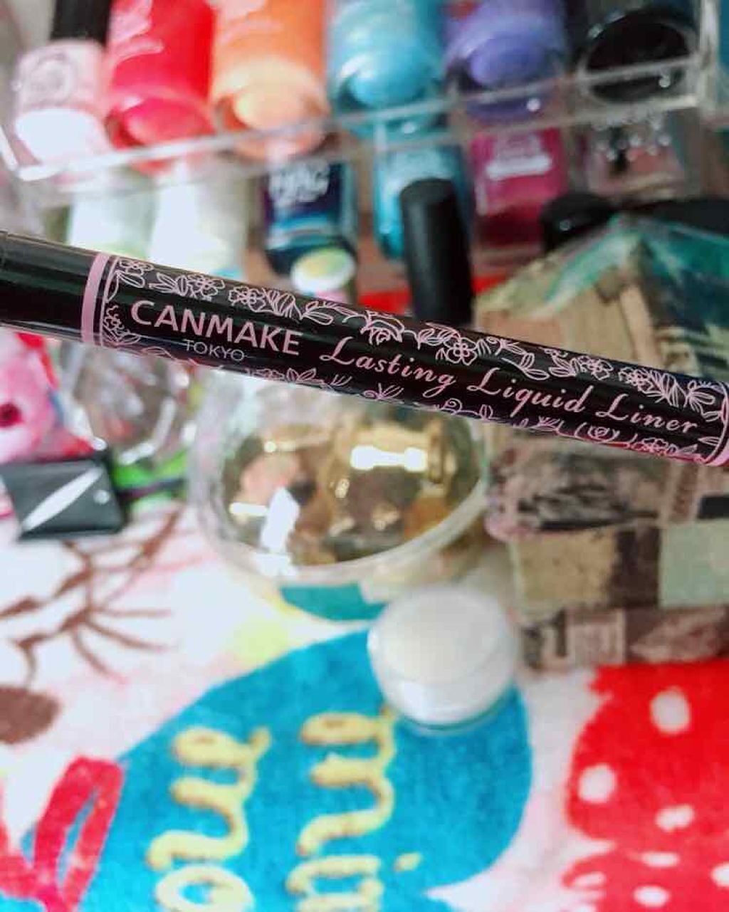 ラスティングリキッドライナー/キャンメイク/リキッドアイライナーを使ったクチコミ(1枚目)