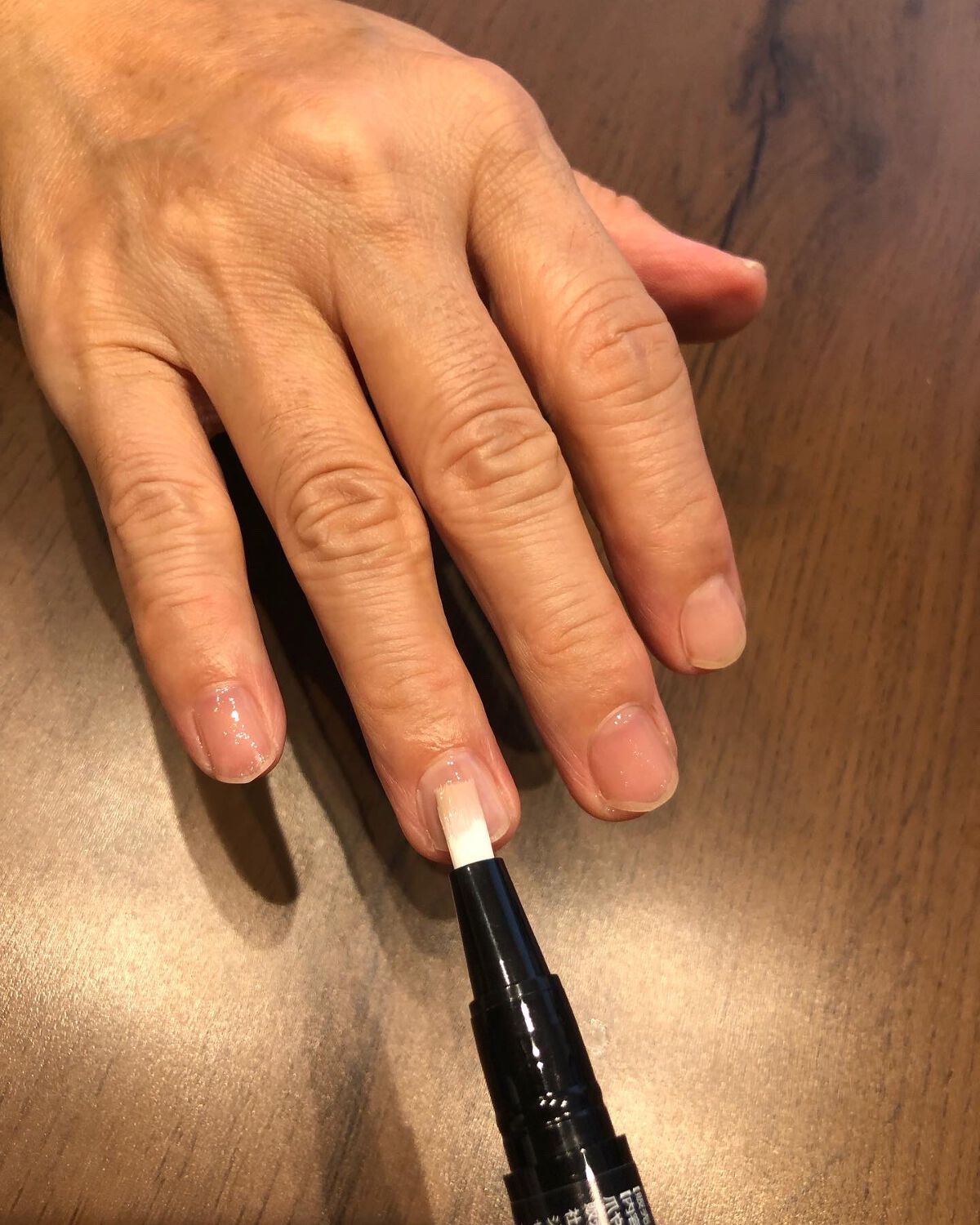 チャームスティックジェル #01 ヌード/OMD/オールインワンネイルを使ったクチコミ（3枚目）