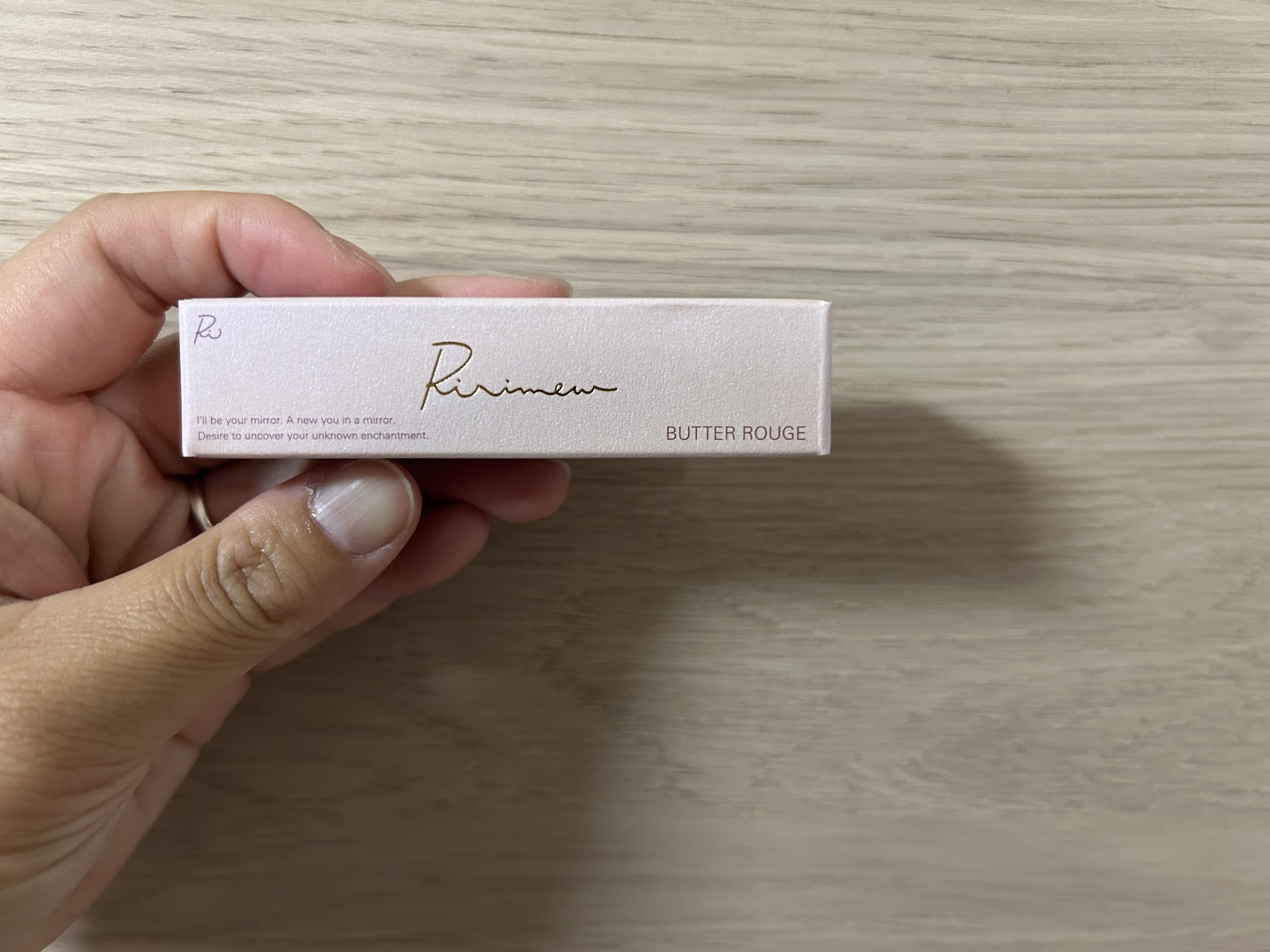 リリミュウ バタールージュ/Ririmew/口紅を使ったクチコミ（1枚目）