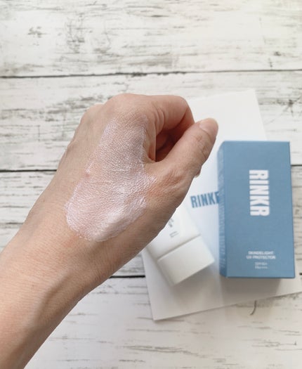 スキンディライトUVプロテクター/RINKR/日焼け止めクリームを使ったクチコミ(3枚目)