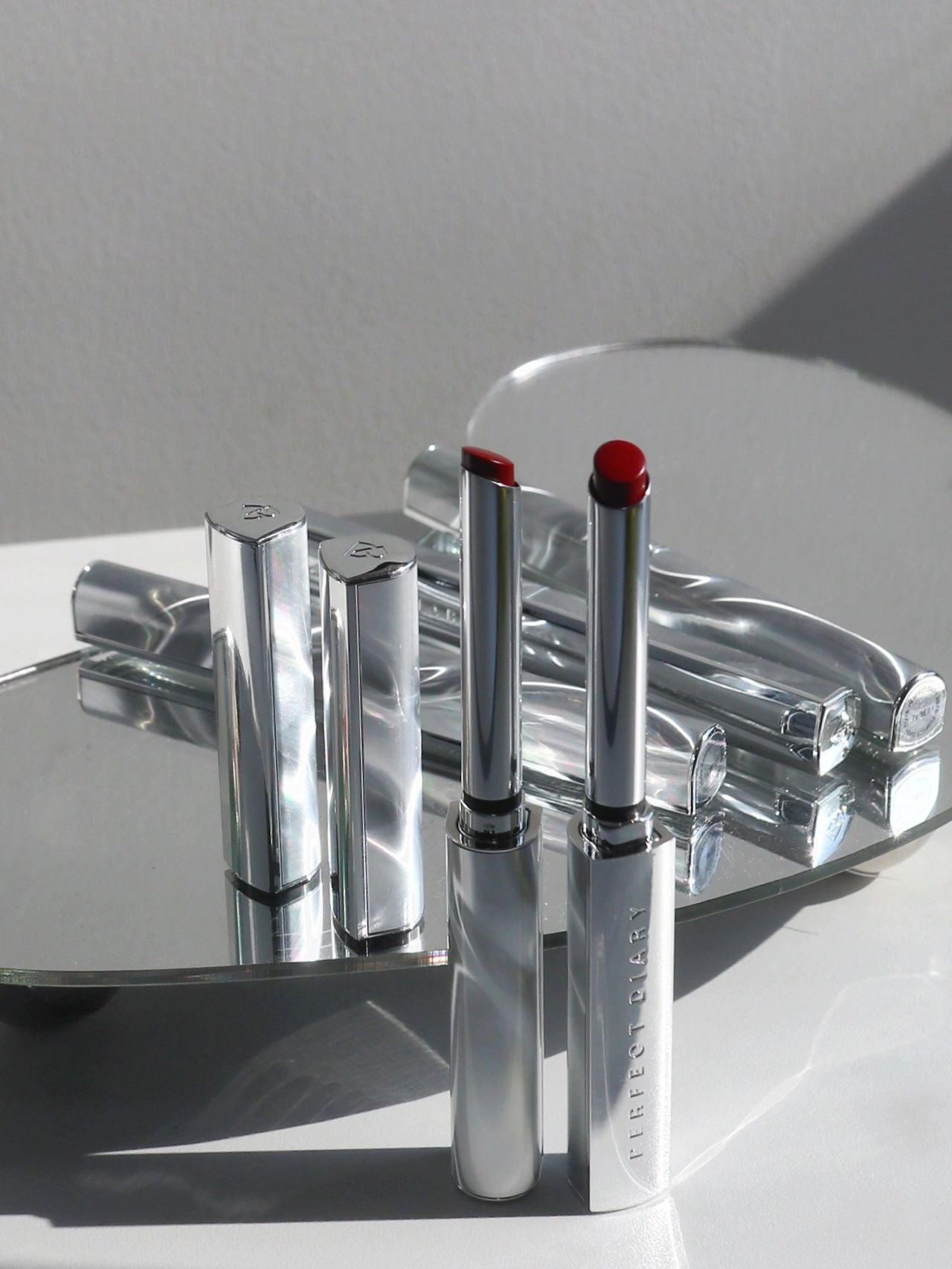 スポットライトシャイニーモイストスリムリップスティック/PERFECT DIARY/口紅を使ったクチコミ(9枚目)