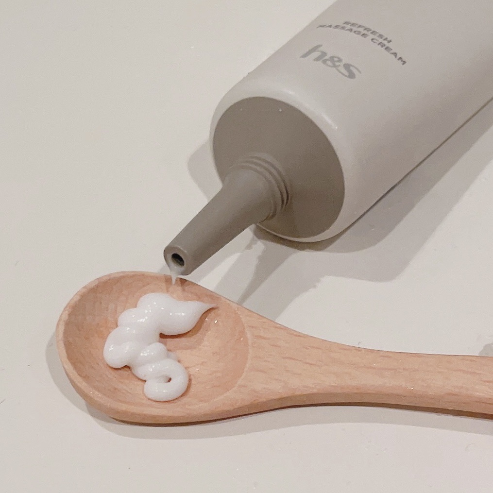 リフレッシュ マッサージクリーム/h&s/洗い流すヘアトリートメントを使ったクチコミ（3枚目）