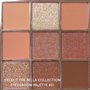 The Bella collection eyeshadow palette/CELEFIT/パウダーアイシャドウを使ったクチコミ（2枚目）