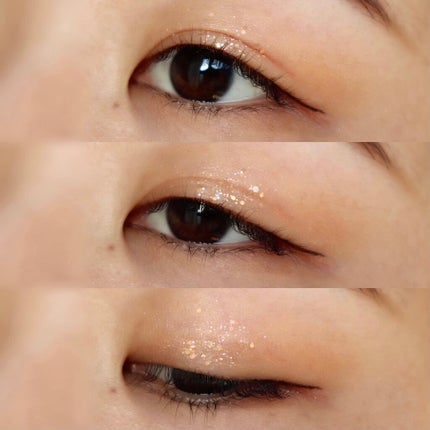 エアリー トゥインクル アイパレット 2021 Green Holidays Edition/innisfree/アイシャドウパレットを使ったクチコミ(2枚目)