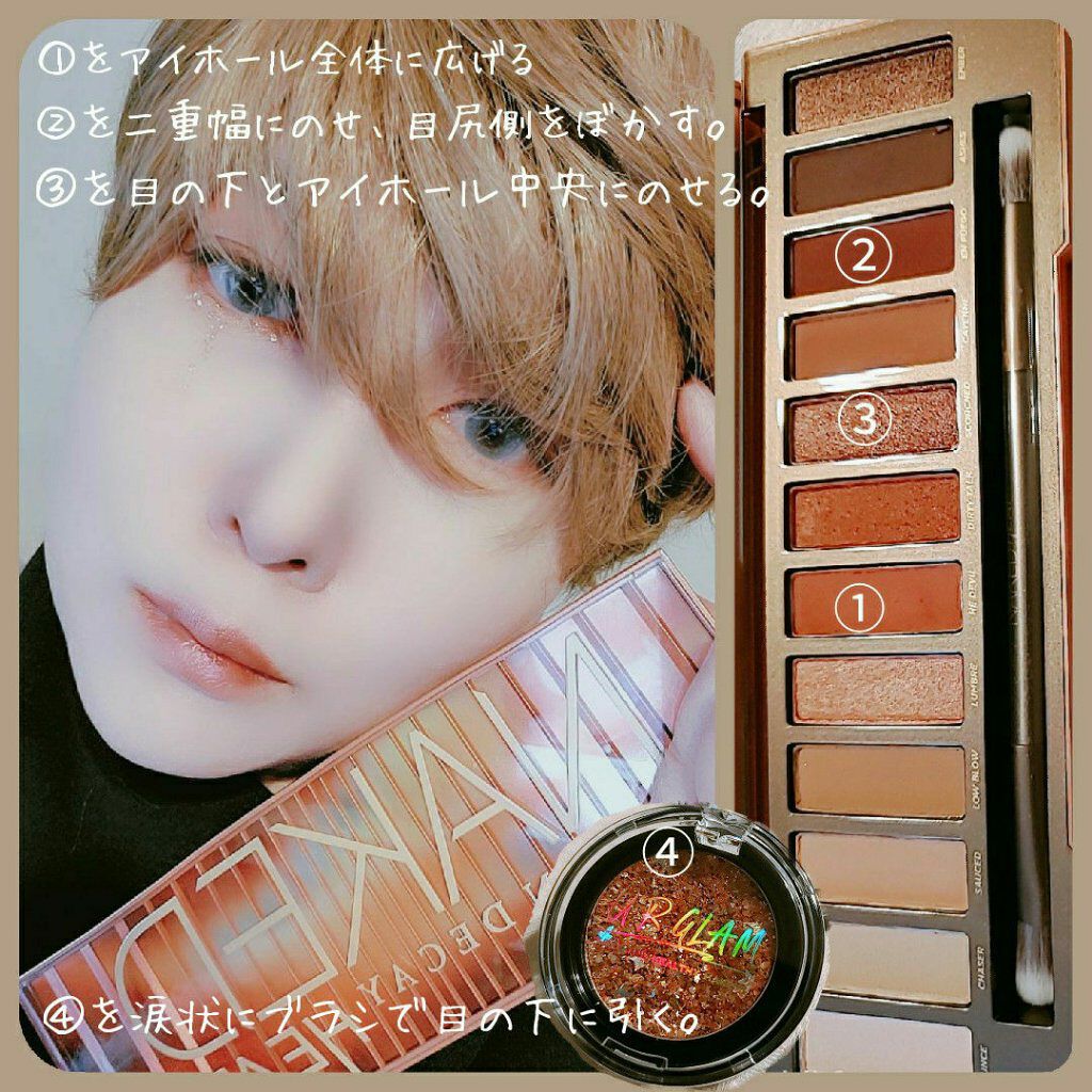 NAKED HEAT/アーバンディケイ/アイシャドウパレットを使ったクチコミ(2枚目)