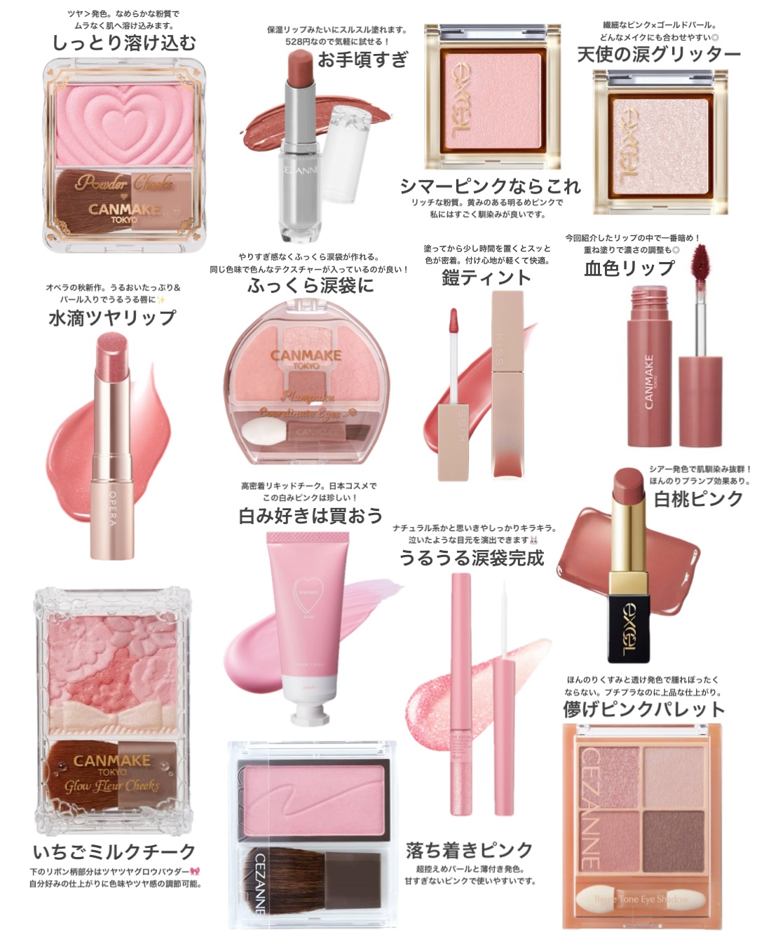 ラスティンググロスリップ/CEZANNE/口紅を使ったクチコミ（1枚目）