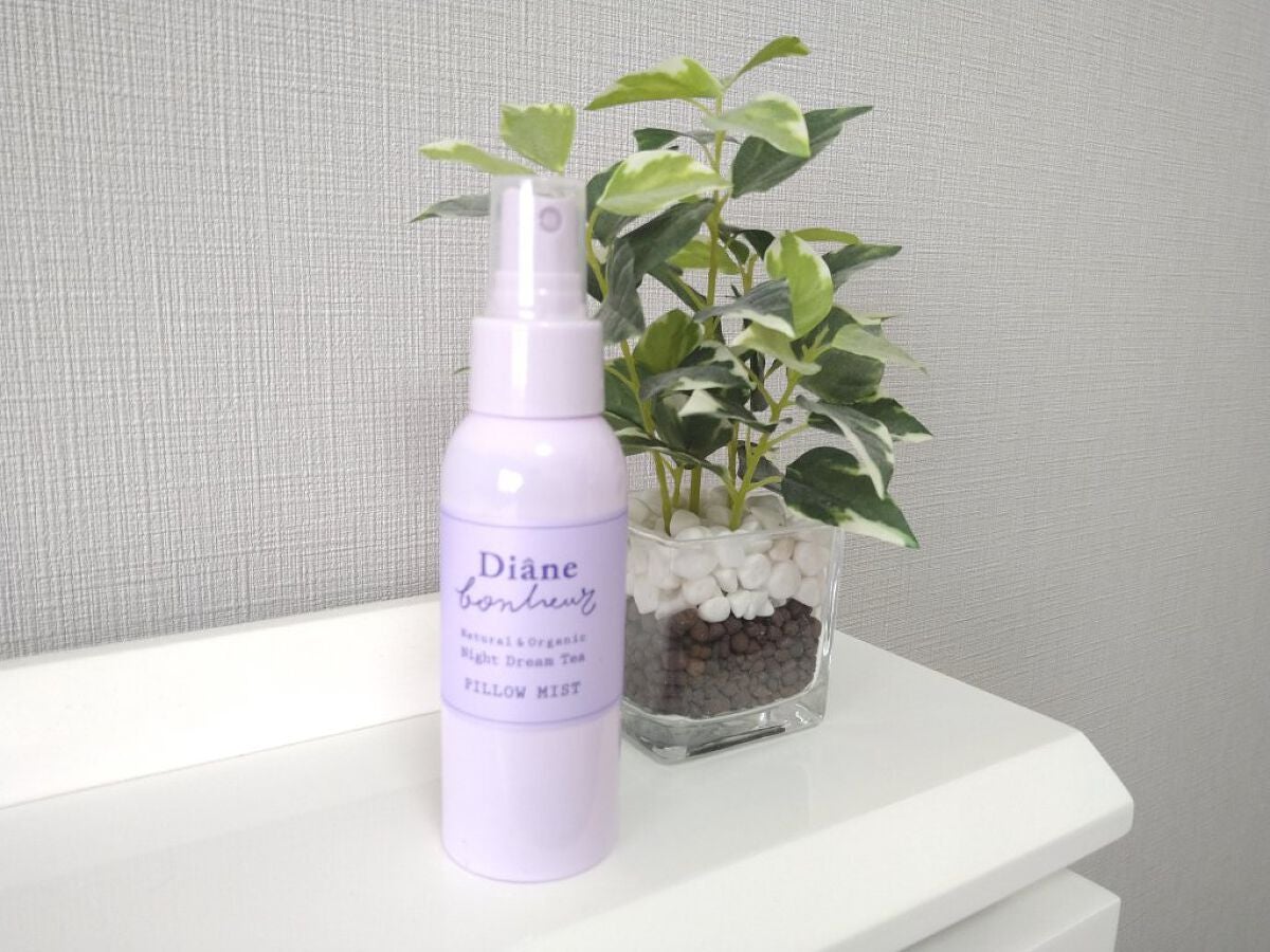 ダイアンボヌール おやすみピローミスト ナイトドリームティーの香り/ダイアン/ファブリックミストを使ったクチコミ(5枚目)