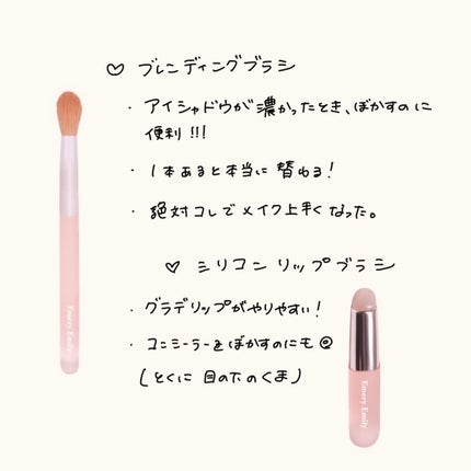 メイクブラシ6本セット/Emery Emily/メイクブラシを使ったクチコミ(2枚目)
