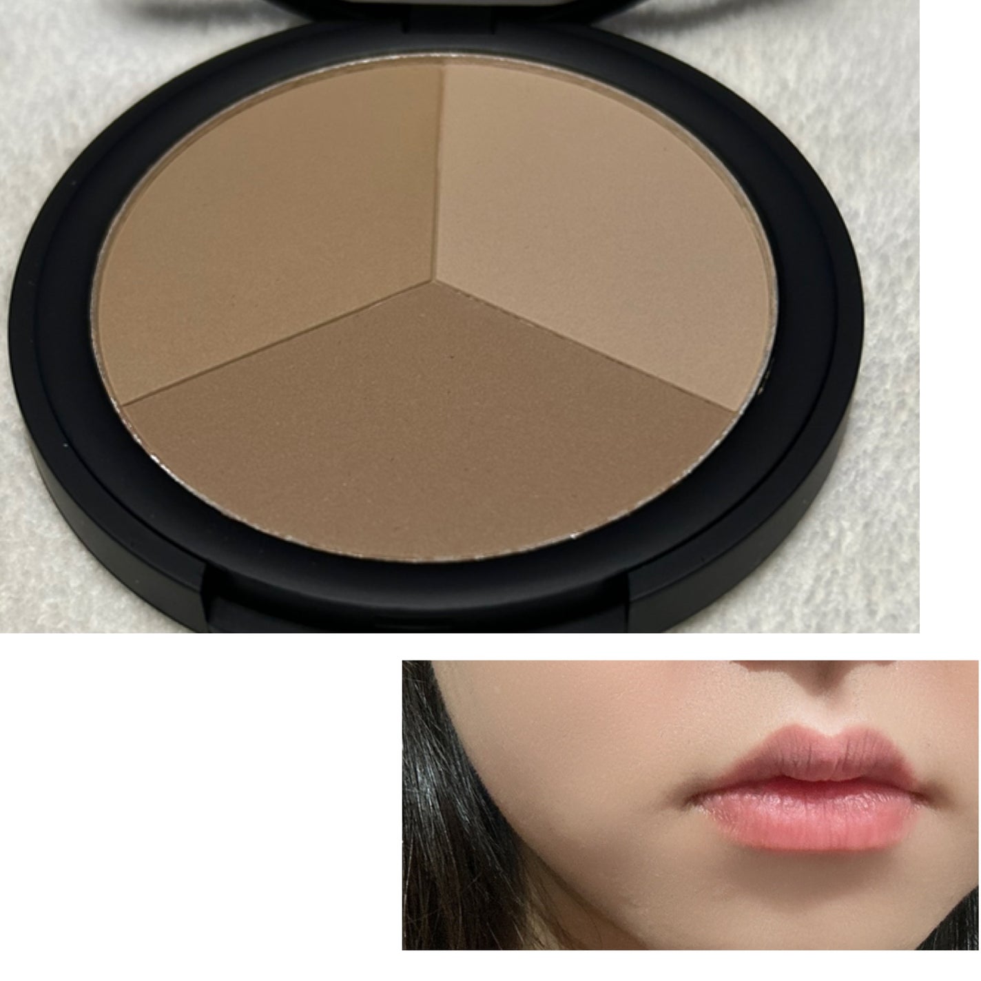 トリプルコントアパレット /heme/シェーディングを使ったクチコミ(3枚目)