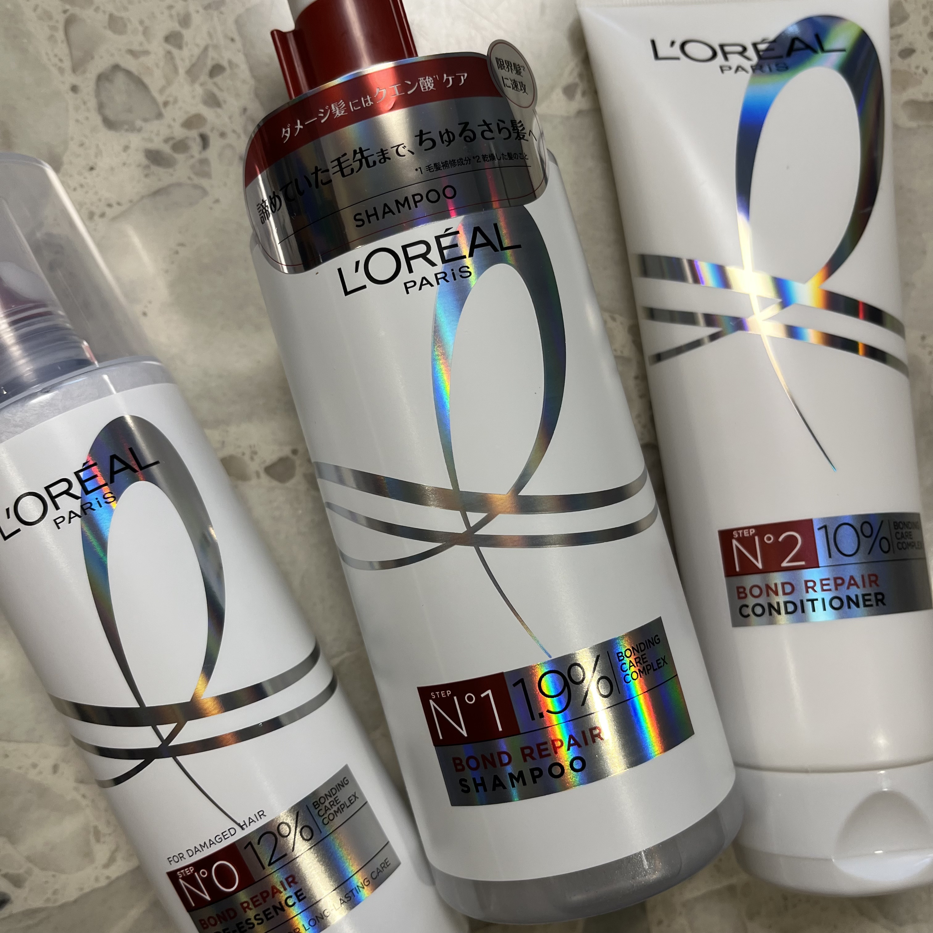 ロレアル パリ ボンド リペア シャンプー／コンディショナー/ロレアル パリ/市販シャンプーを使ったクチコミ（3枚目）