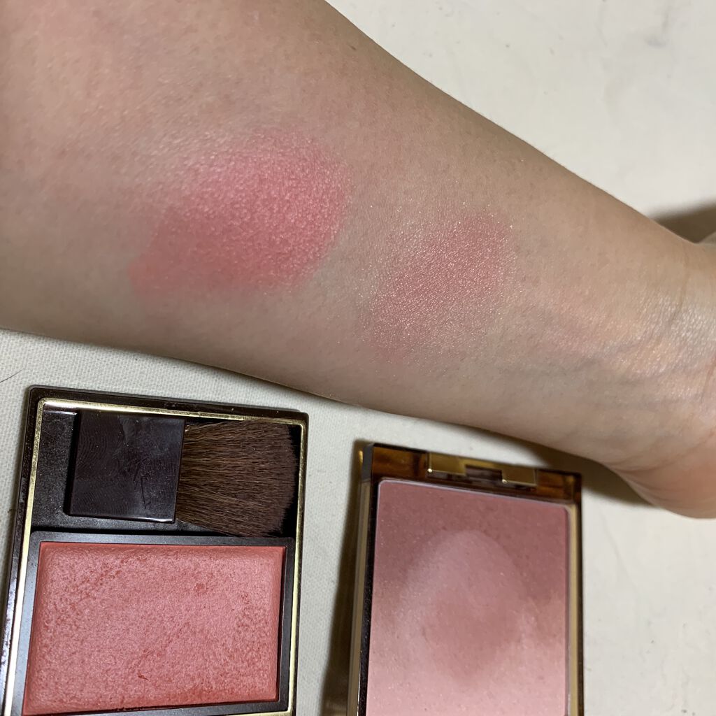 スキニーリッチチーク/excel/パウダーチークを使ったクチコミ（1枚目）