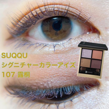 シグニチャー カラー アイズ 107 露桐（限定色）/SUQQU/アイシャドウパレットを使ったクチコミ（1枚目）