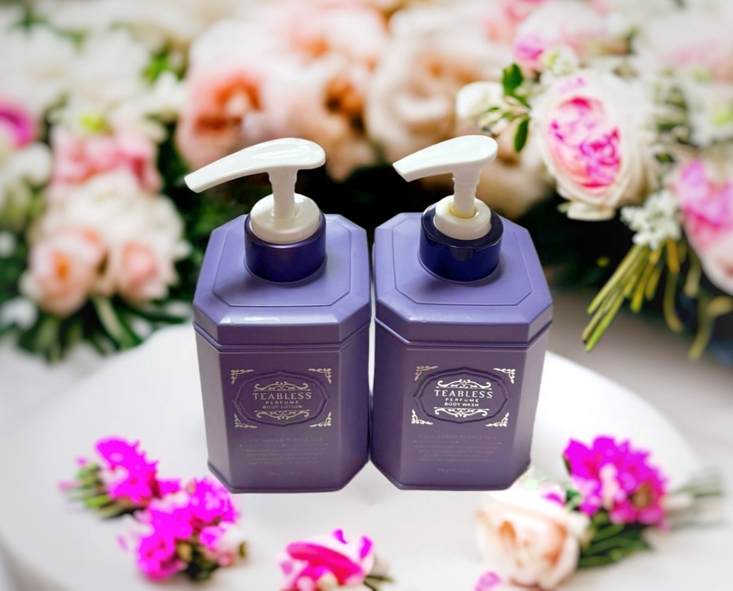 パフュームボディローション セイジアンバーパープルティー/TEABLESS/ボディローションを使ったクチコミ（1枚目）