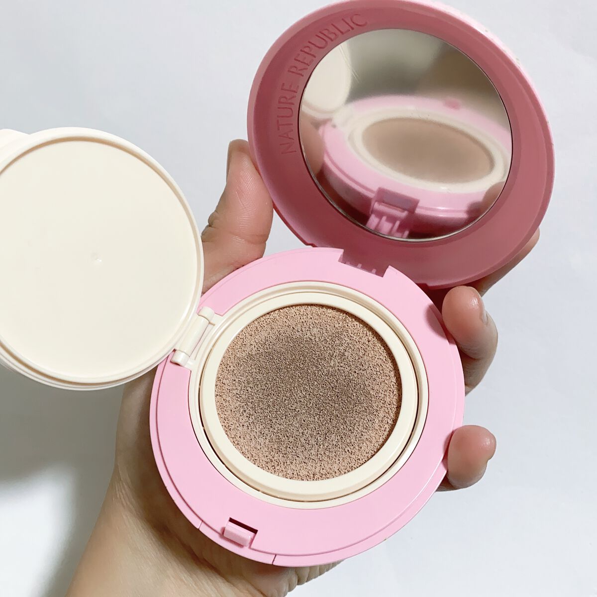 PROBIOエッセンスクッション/ネイチャーリパブリック/クッションファンデーションを使ったクチコミ(4枚目)