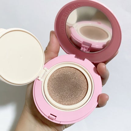 PROBIOエッセンスクッション/ネイチャーリパブリック/クッションファンデーションを使ったクチコミ(4枚目)