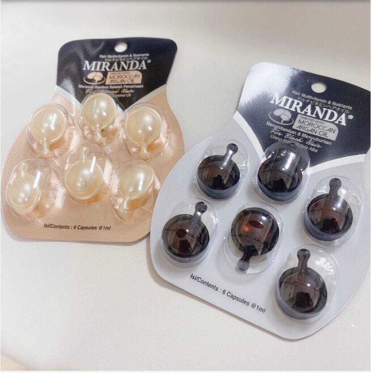 ヘアビタミン カラーケアヘアオイル/MIRANDA/ヘアオイルを使ったクチコミ(1枚目)