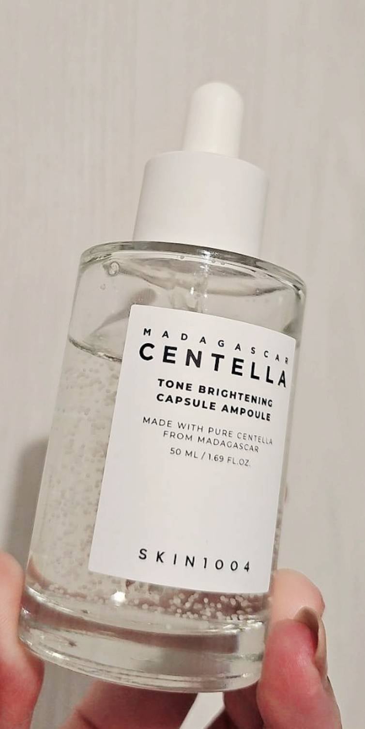 トーンブライトニング カプセルアンプル/SKIN1004/美容液を使ったクチコミ(1枚目)