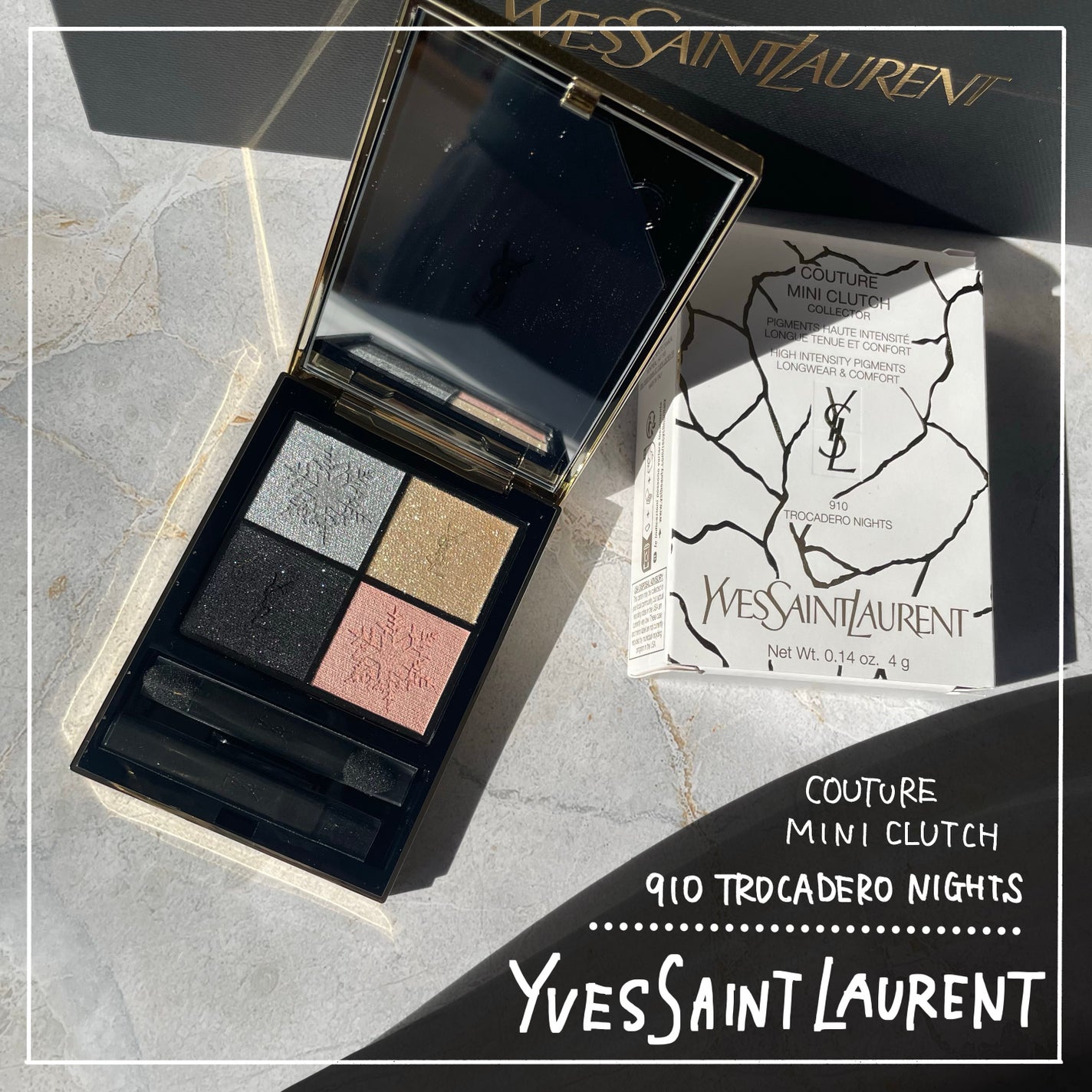 クチュール ミニ クラッチ/YVES SAINT LAURENT BEAUTE/アイシャドウパレットを使ったクチコミ(1枚目)