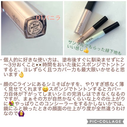 ロングラスティングチップコンシーラー/LUNA/リキッドコンシーラーを使ったクチコミ(4枚目)