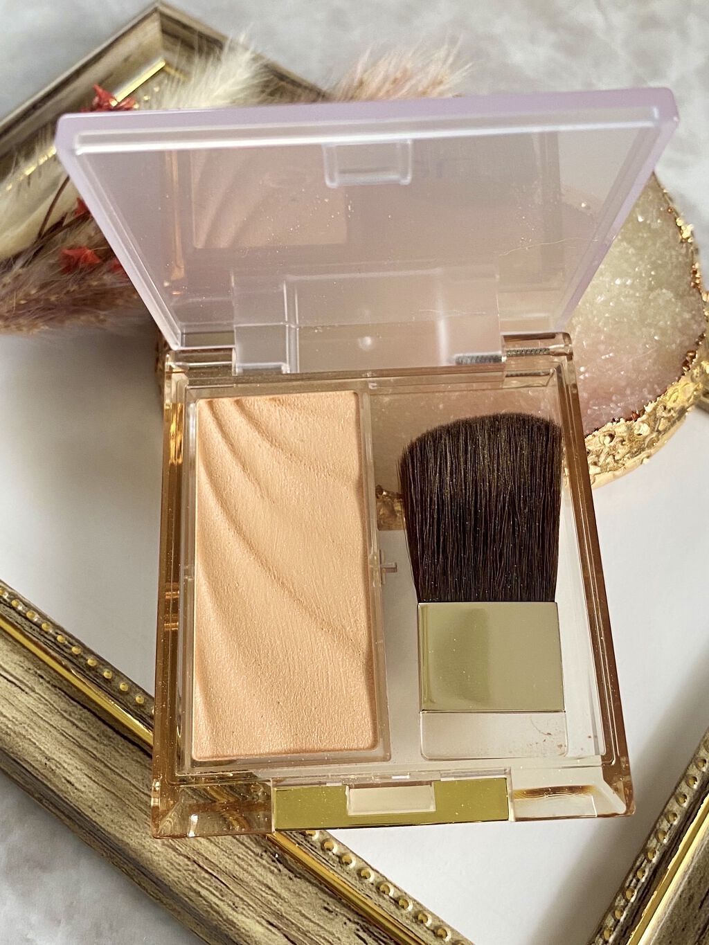 ドレープド シマーグロウ/excel/パウダーハイライトを使ったクチコミ（2枚目）