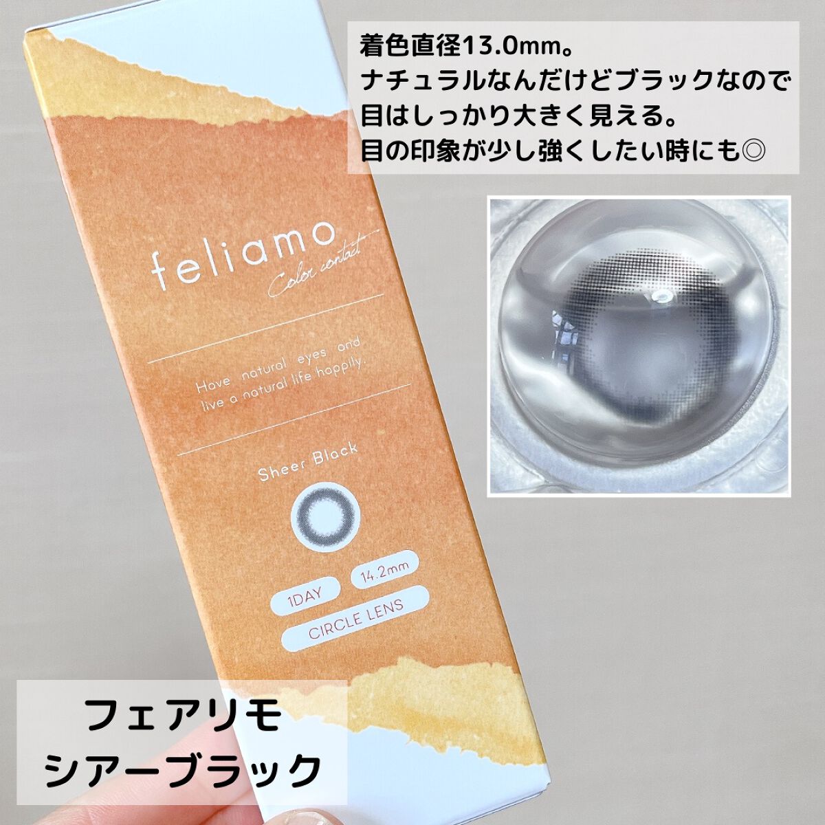 feliamo 1day/feliamo/ワンデー（１DAY）カラコンを使ったクチコミ（3枚目）