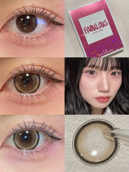 Fabulous(ファビュラス)1month/FABUROUS/カラーコンタクトレンズを使ったクチコミ(4枚目)